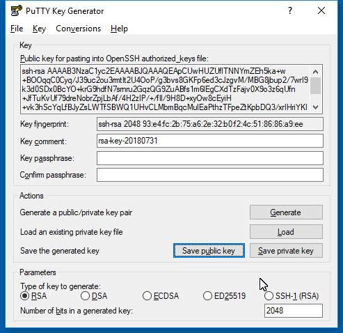 ssh copy public key to server