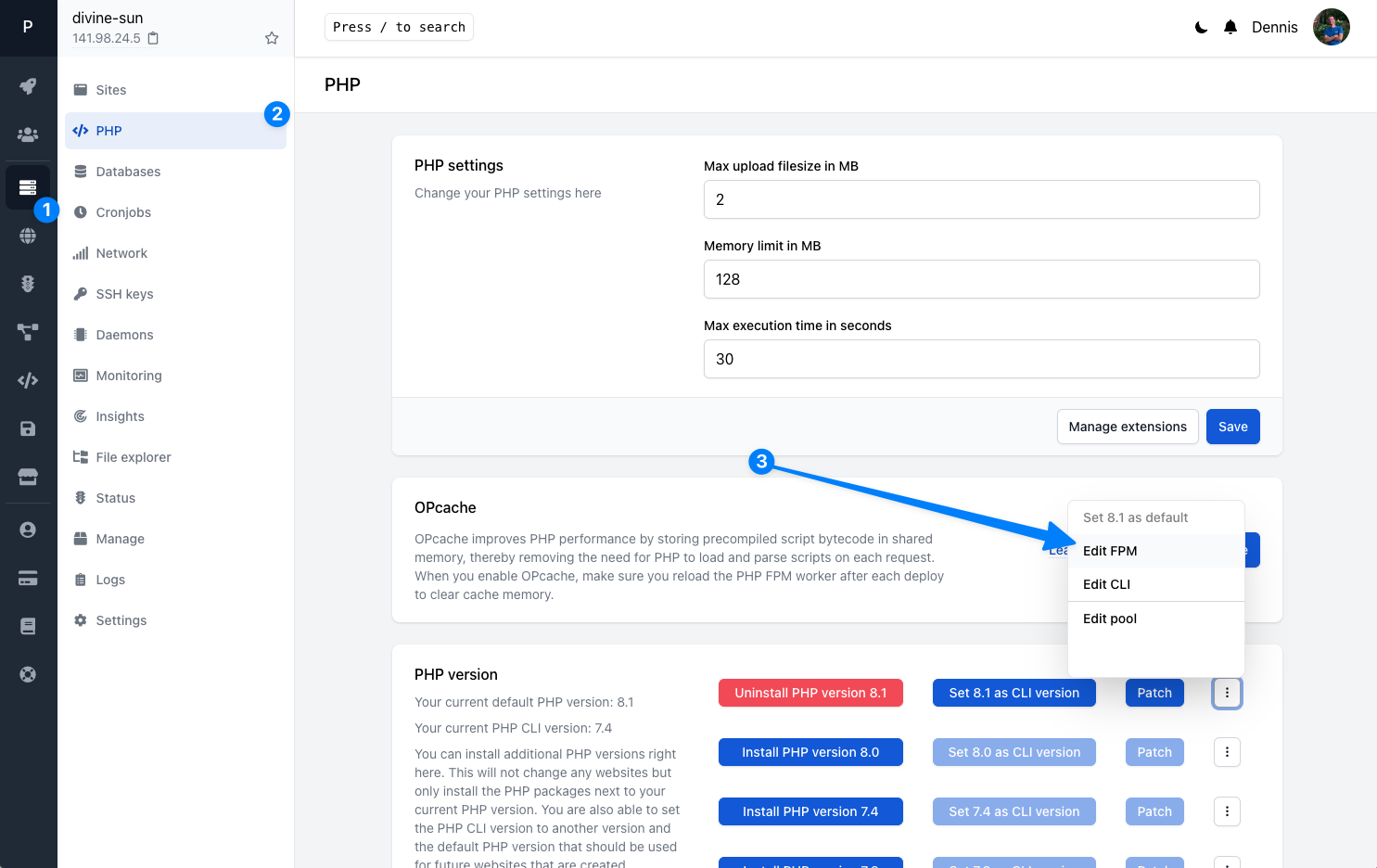 how-to-increase-opcache-memory-consumption-server-management-tool