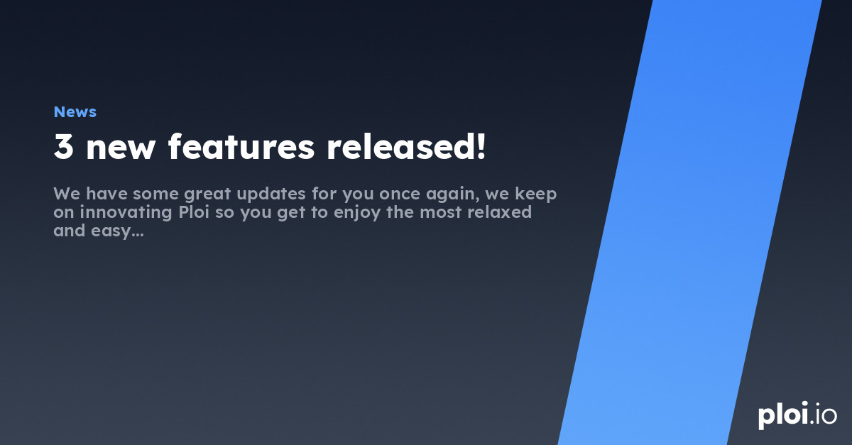 3 new features released! - Server Management Tool