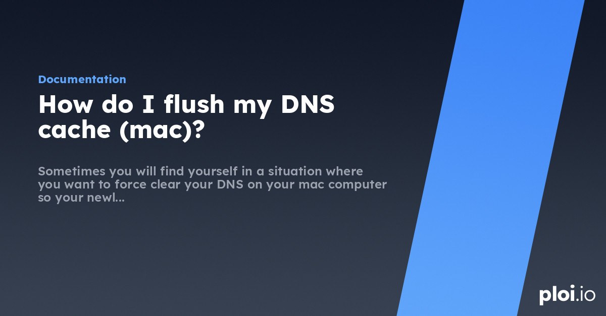 How Do I Flush My DNS Cache mac Server Management Tool how-do-i-flush-my-dns-cache-mac-server-management-tool