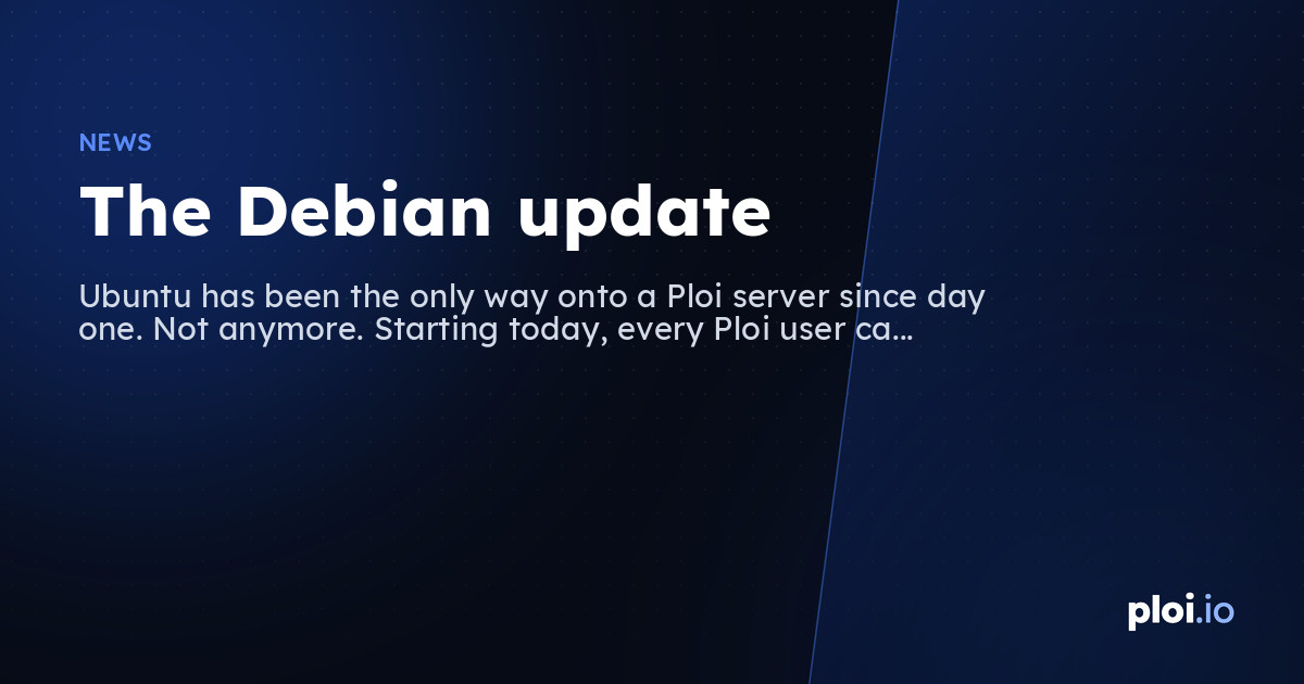 The Debian update 💻 — Server Management Tool
