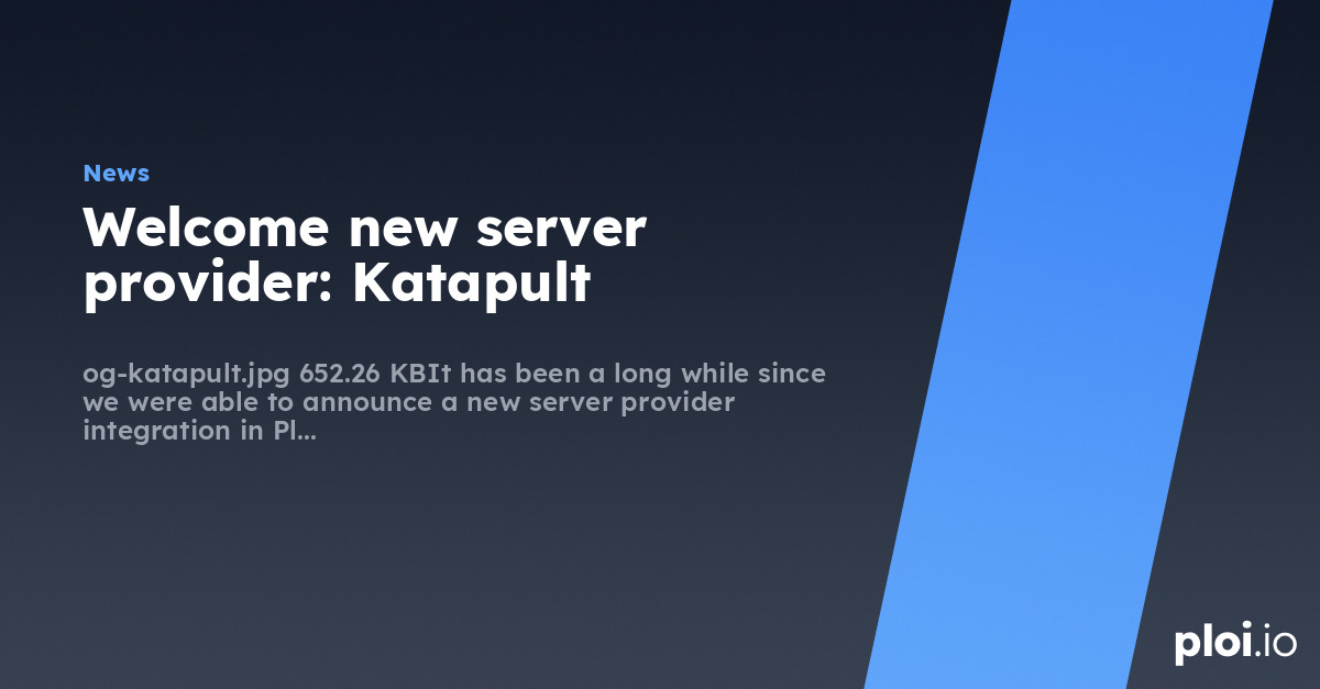 new server provider Katapult Server Management Tool